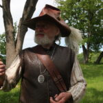 Uroczyste wciągnięcie flagi na maszt Zamku Świny